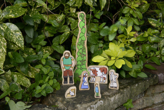 Jack and the Beanstalk Wooden Figure Set