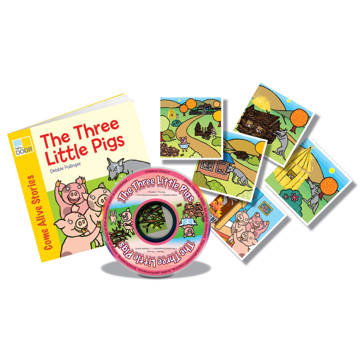The Three Little Pigs sing and play book pack