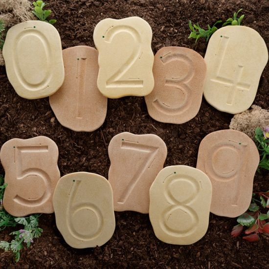 Feels Write Number Stones - 10 stones (approx 5")