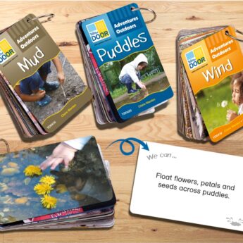 Inspiration cards to promote outdoor learning