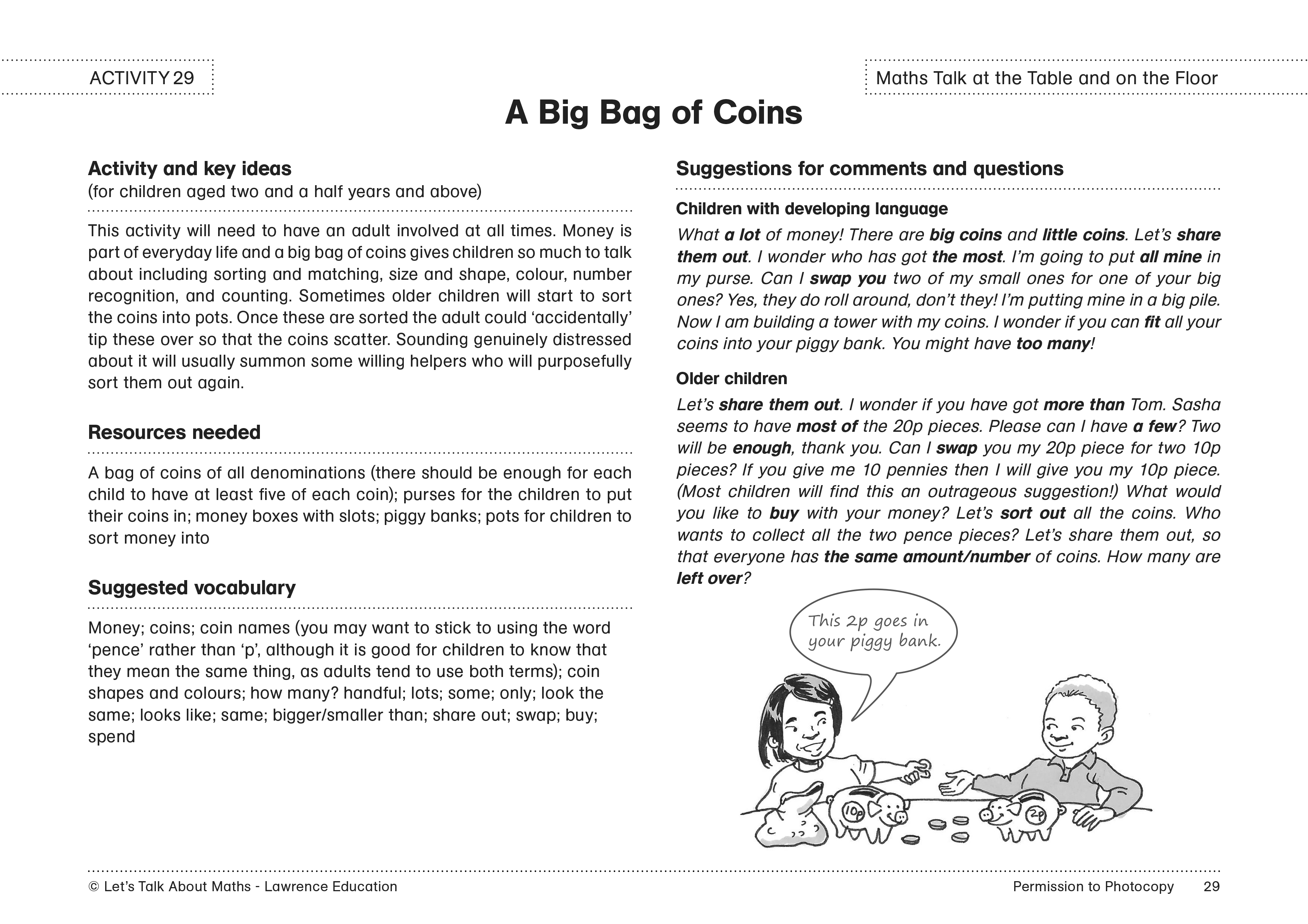 Let's Talk about Math - exciting activities for early childhood