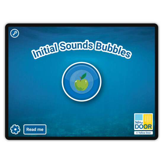 Initial Sounds Bubbles App
