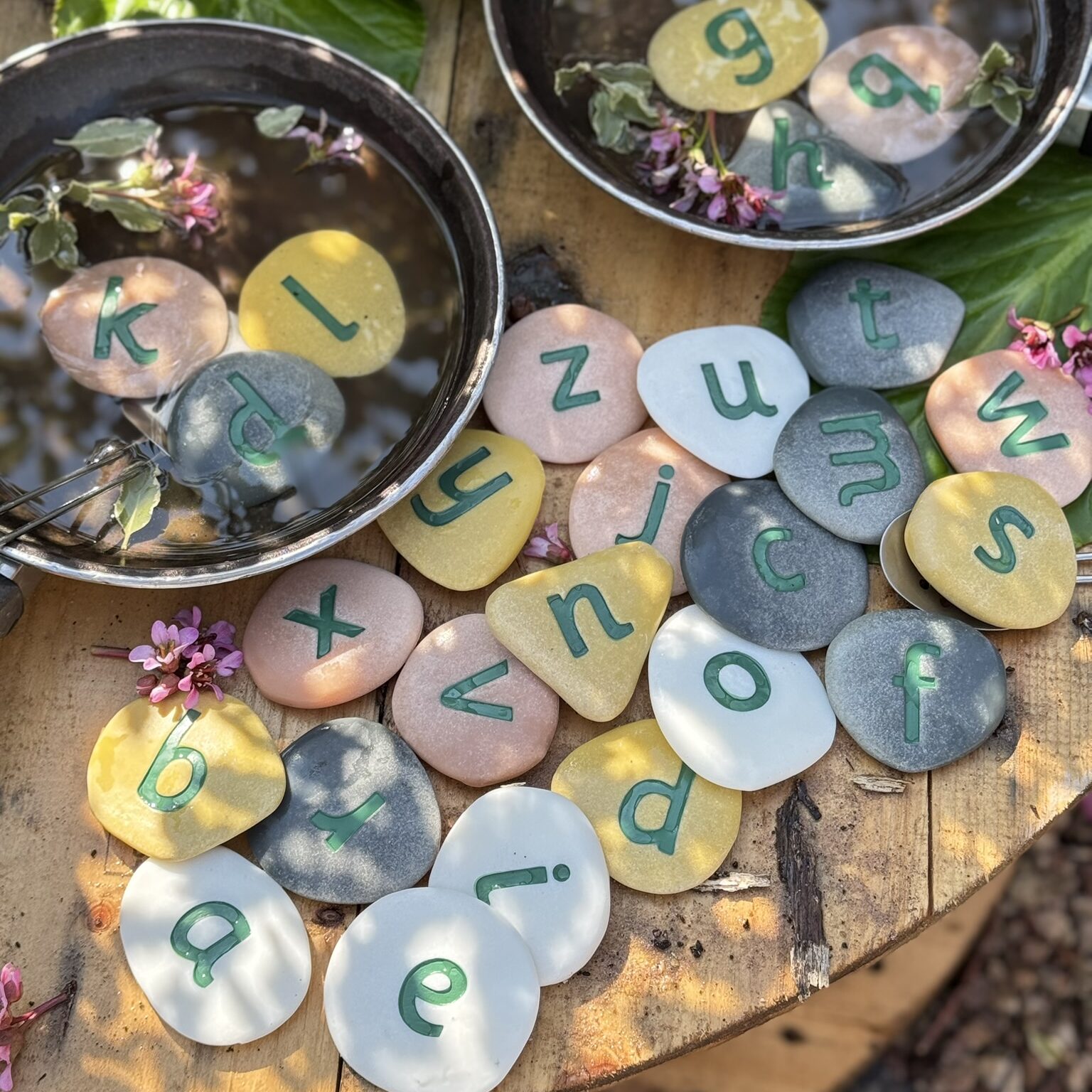 Jumbo alphabet pebbles